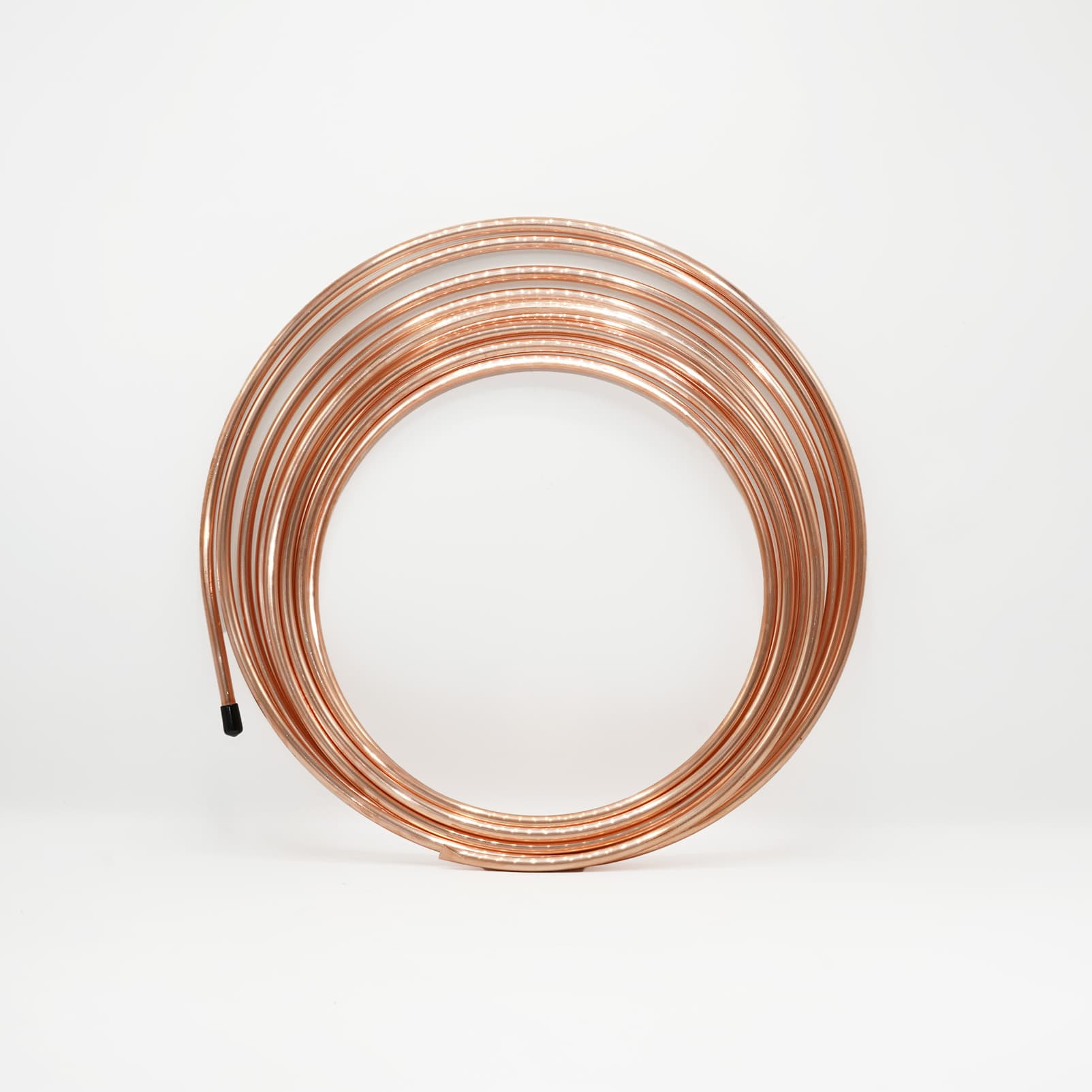 Tube cuivre frigorifique en couronne, longueur annoncée 15 m Couronne de tube cuivre pour installation de climatisation et réfrigération