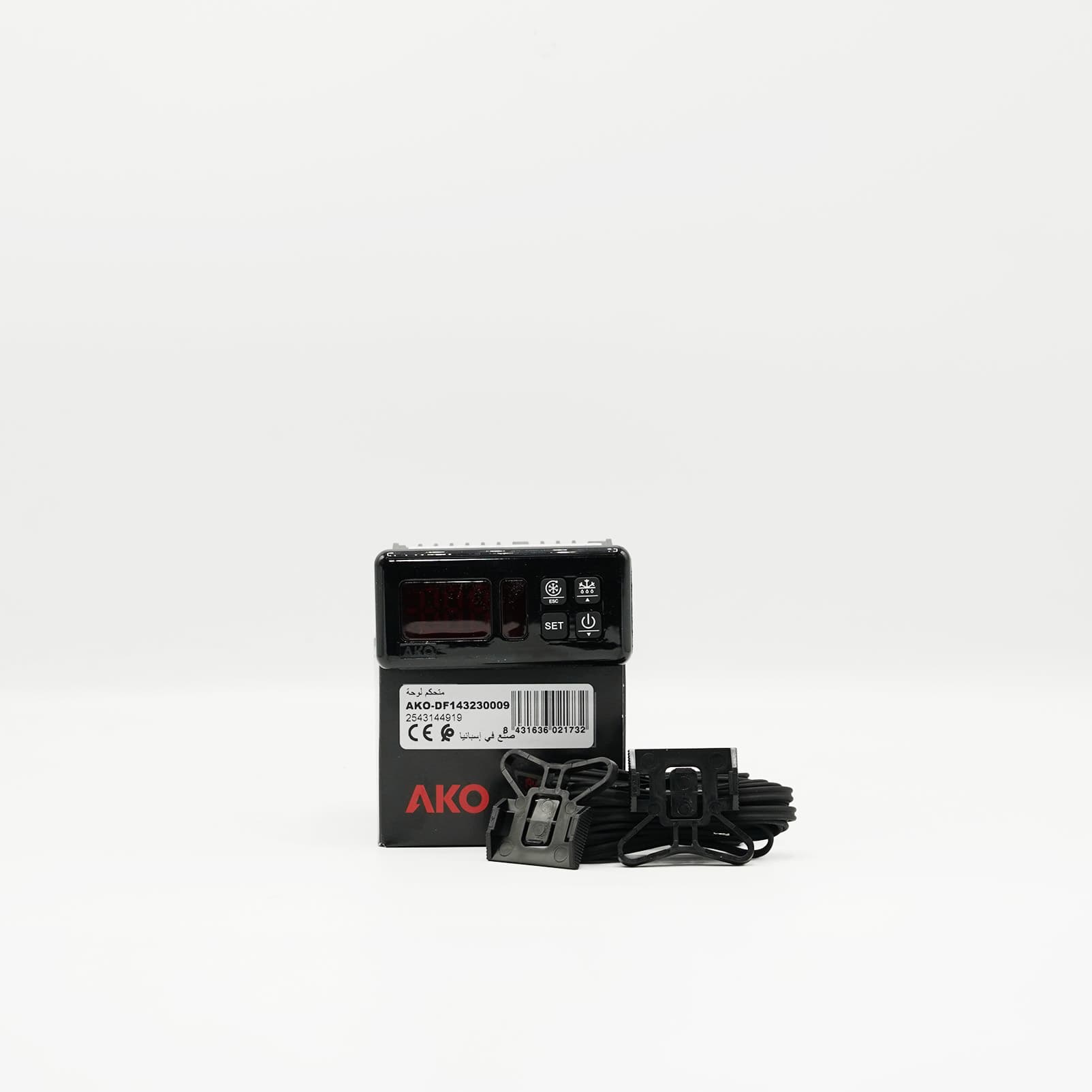 Régulateur frigorifique AKO-DF143230009 230 V avec sondes et supports