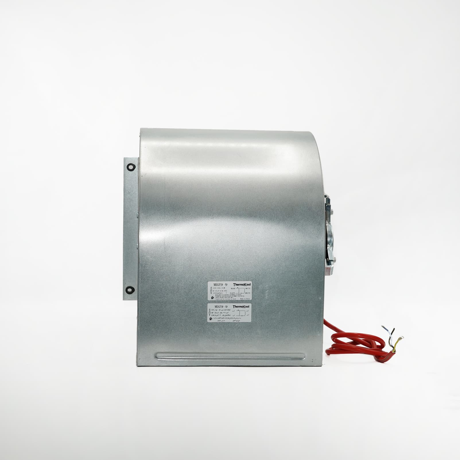 Turbine centrifuge ThermoKool MDZ9-9, 220 V pour caisson Vue du moteur et de la volute de la turbine ThermoKool MDZ9-9