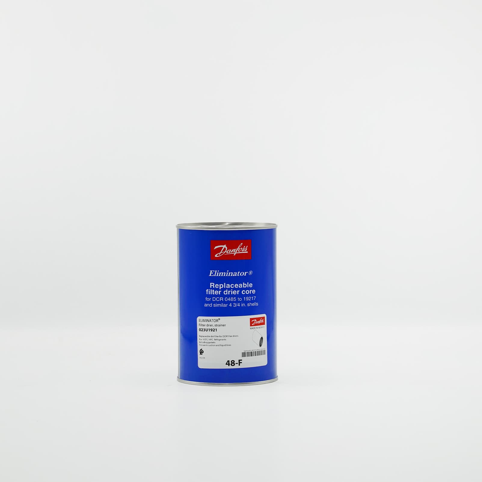 Cartouche tamis Danfoss ELIMINATOR 48-F, référence 023U1921, emballage bleu