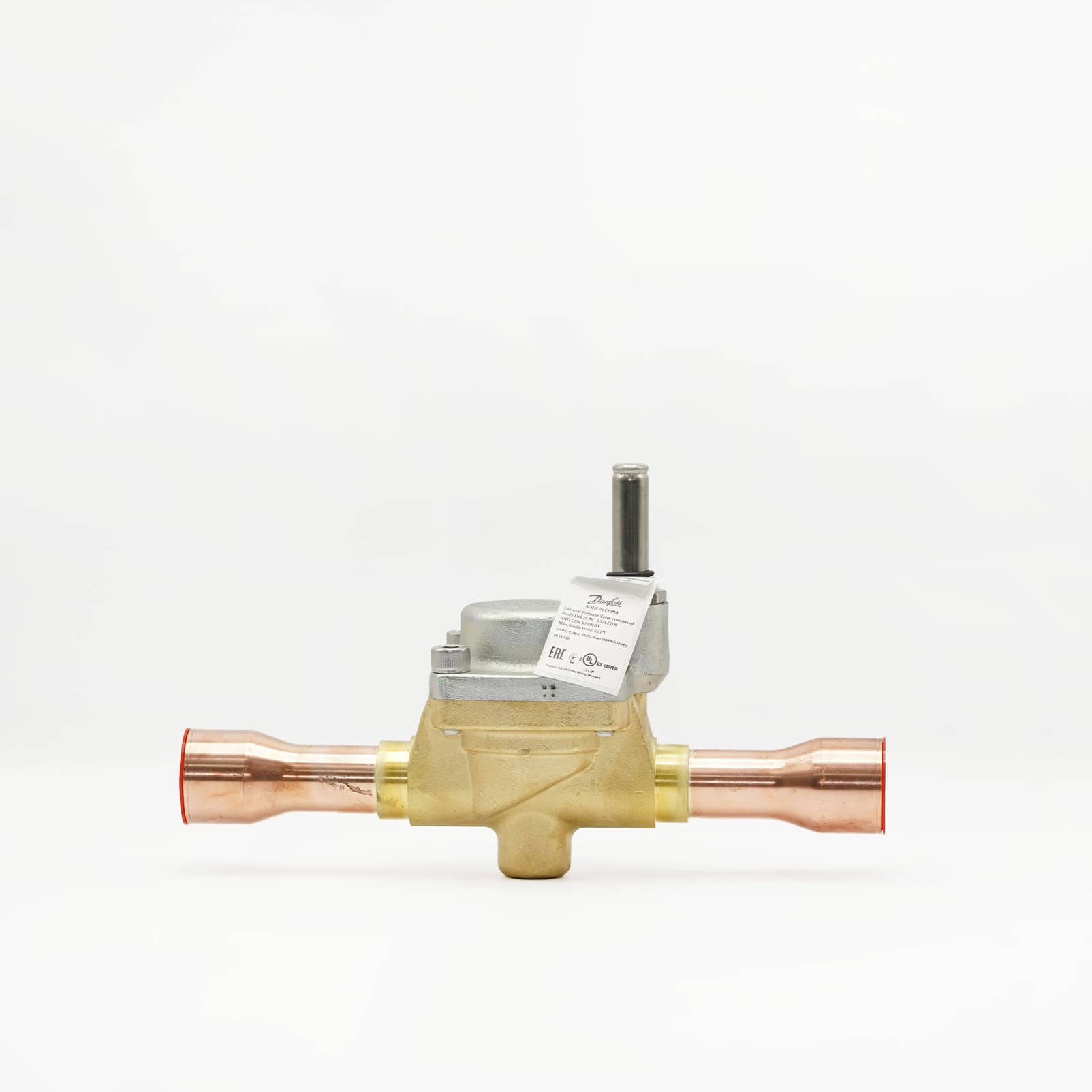 Corps d’électrovanne Danfoss EVR 25 NC, 1 3/8″ ODF à braser — 032L2208 Corps d’électrovanne Danfoss EVR 25 NC 032L2208 avec raccords cuivre 1 3/8 ODF, sans bobine montée