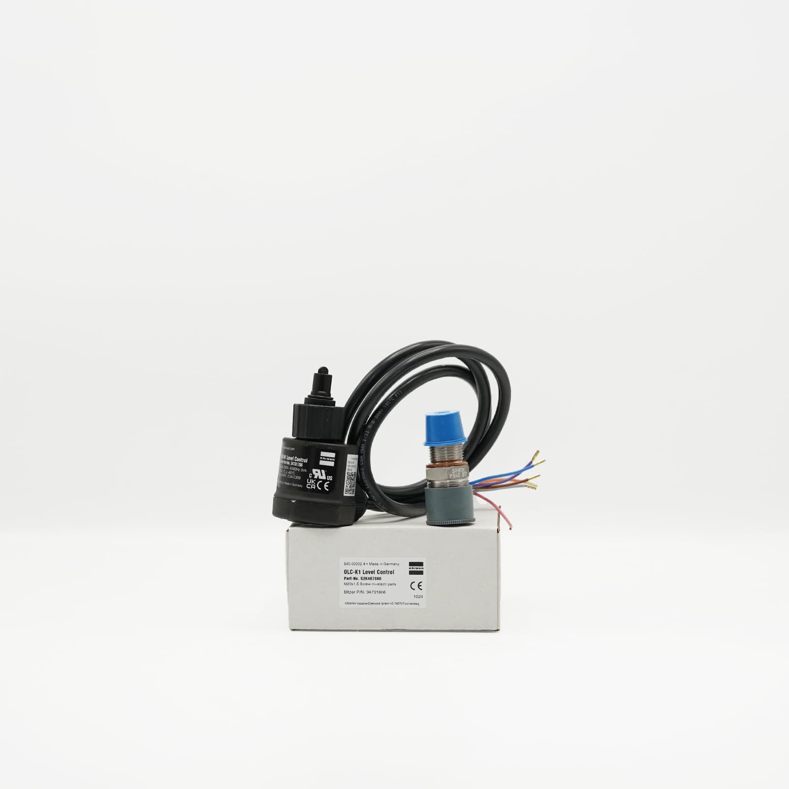 Contrôleur optique de niveau d’huile KRIWAN OLC-K1 avec sonde et boîte BITZER 34731806