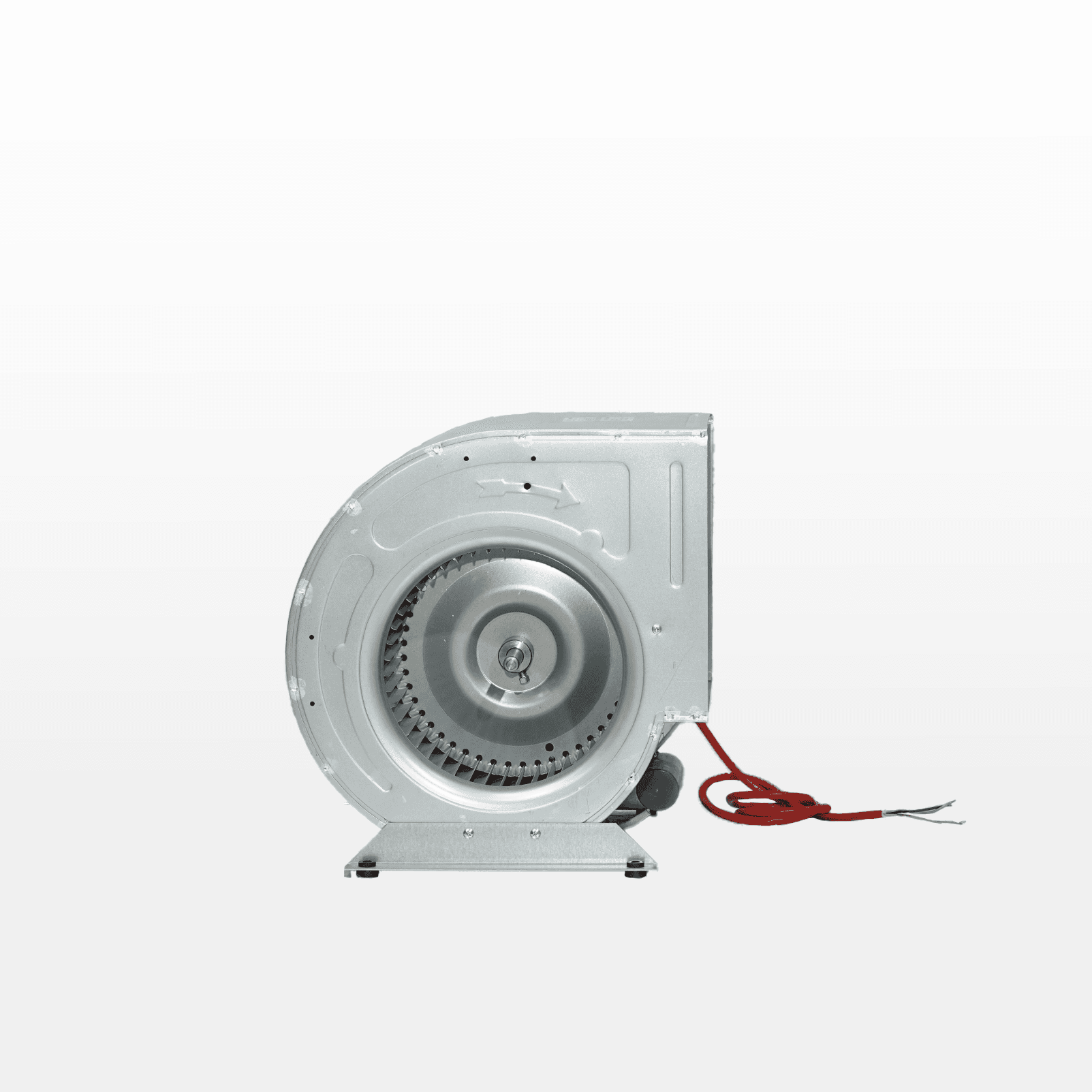 Face d’aspiration du ventilateur centrifuge métallique à volute